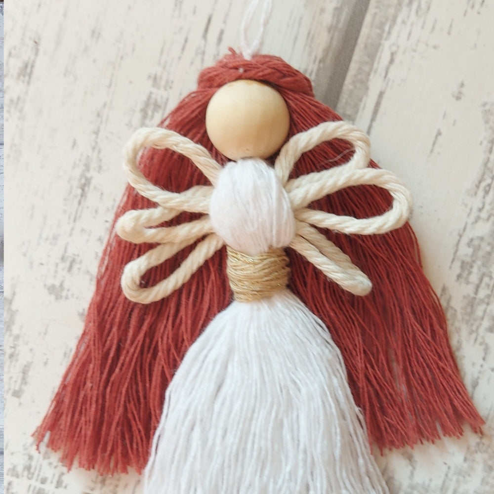 Macrame Christmas Angel Decorations – Handmade Festive Ornaments