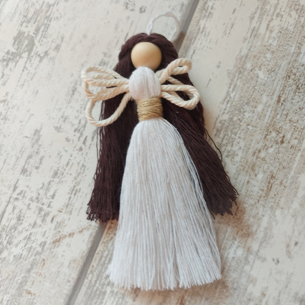 Macrame Christmas Angel Decorations – Handmade Festive Ornaments