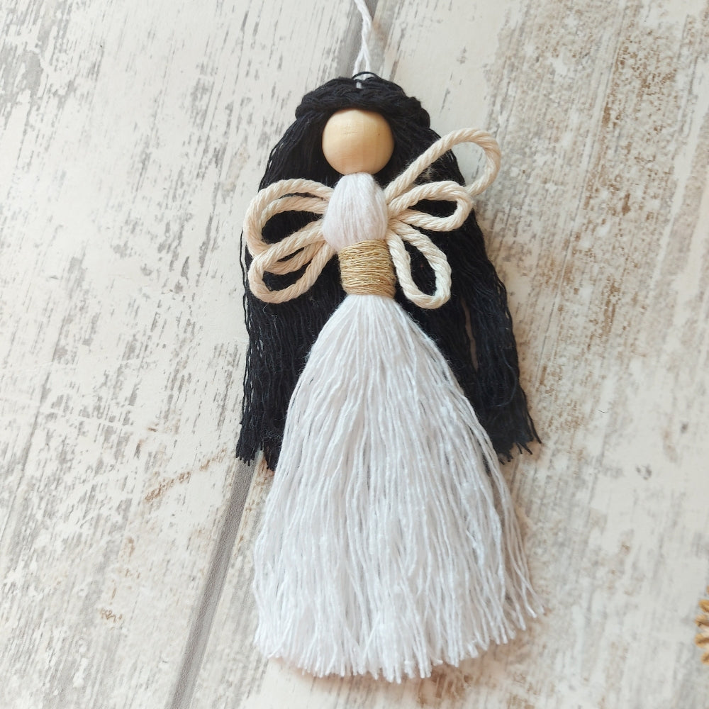 Macrame Christmas Angel Decorations – Handmade Festive Ornaments