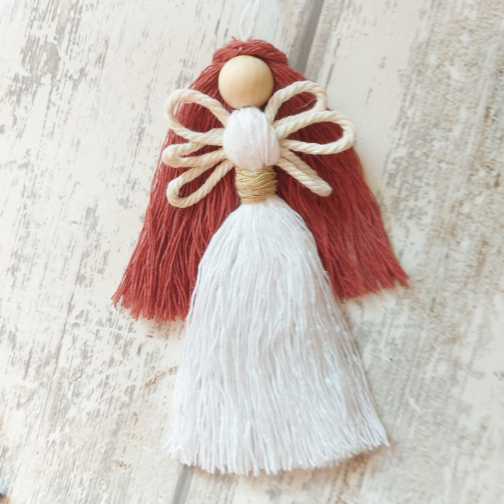 Macrame Christmas Angel Decorations – Handmade Festive Ornaments