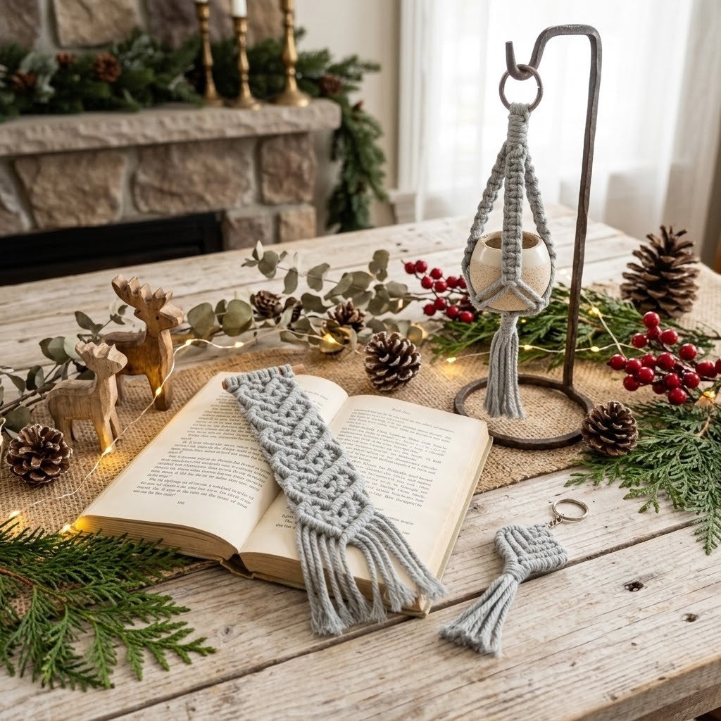 Handmade Macrame Gift Set – Christmas Gift