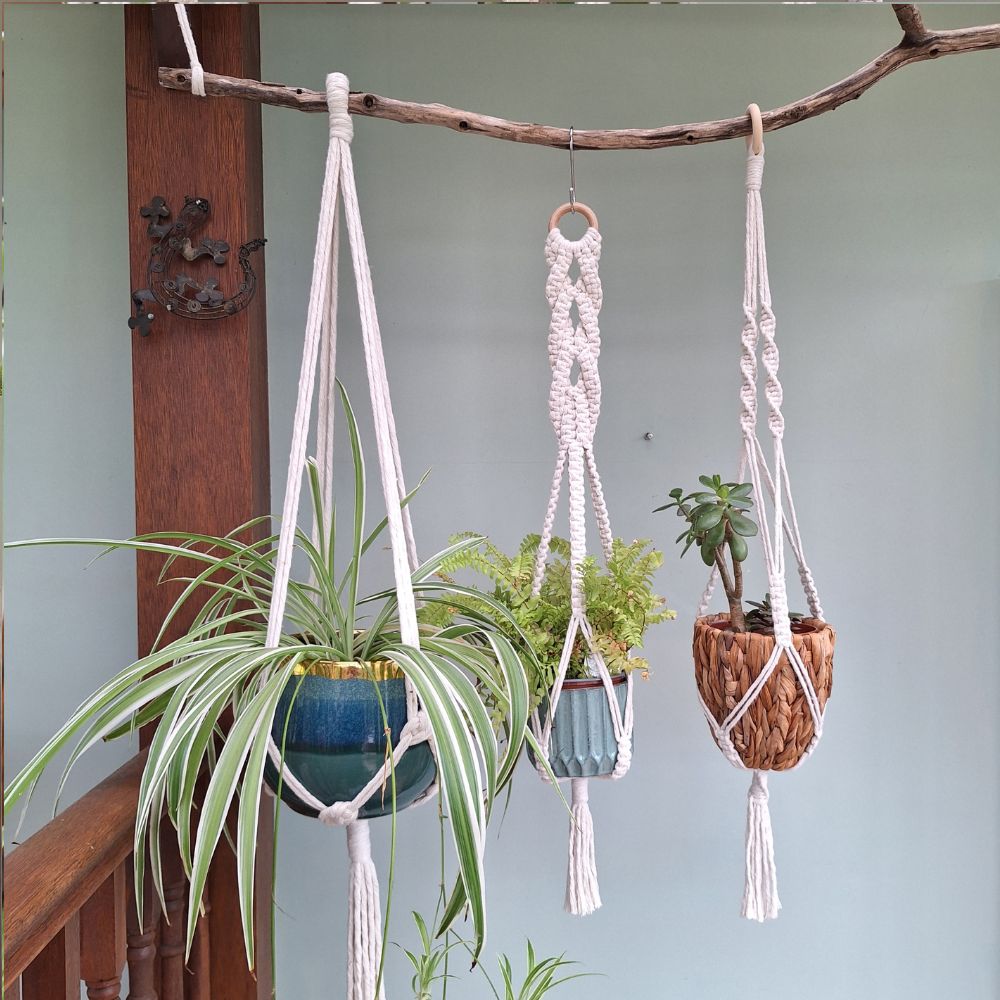 Boho Macrame Plant Hanger – Handmade Christmas Present