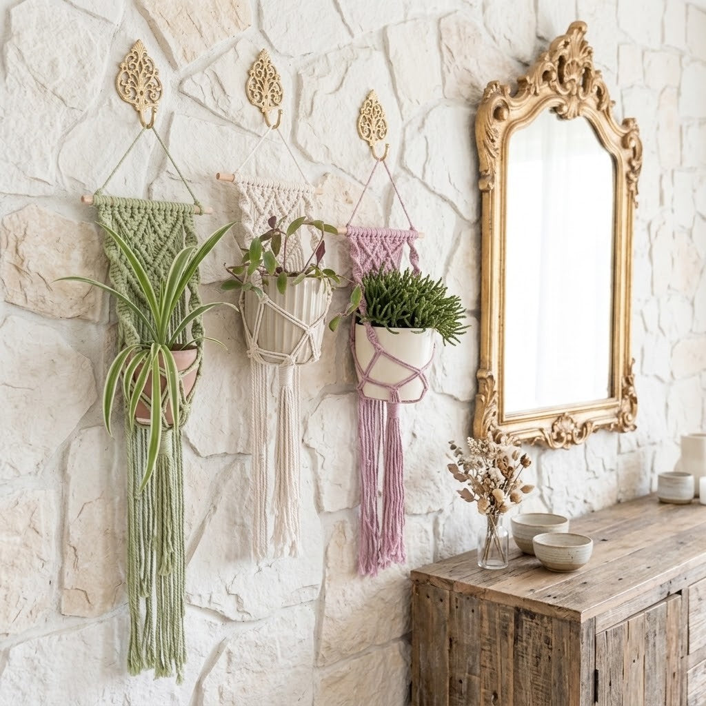 Custom Macrame Plant Holder – Christmas Gift