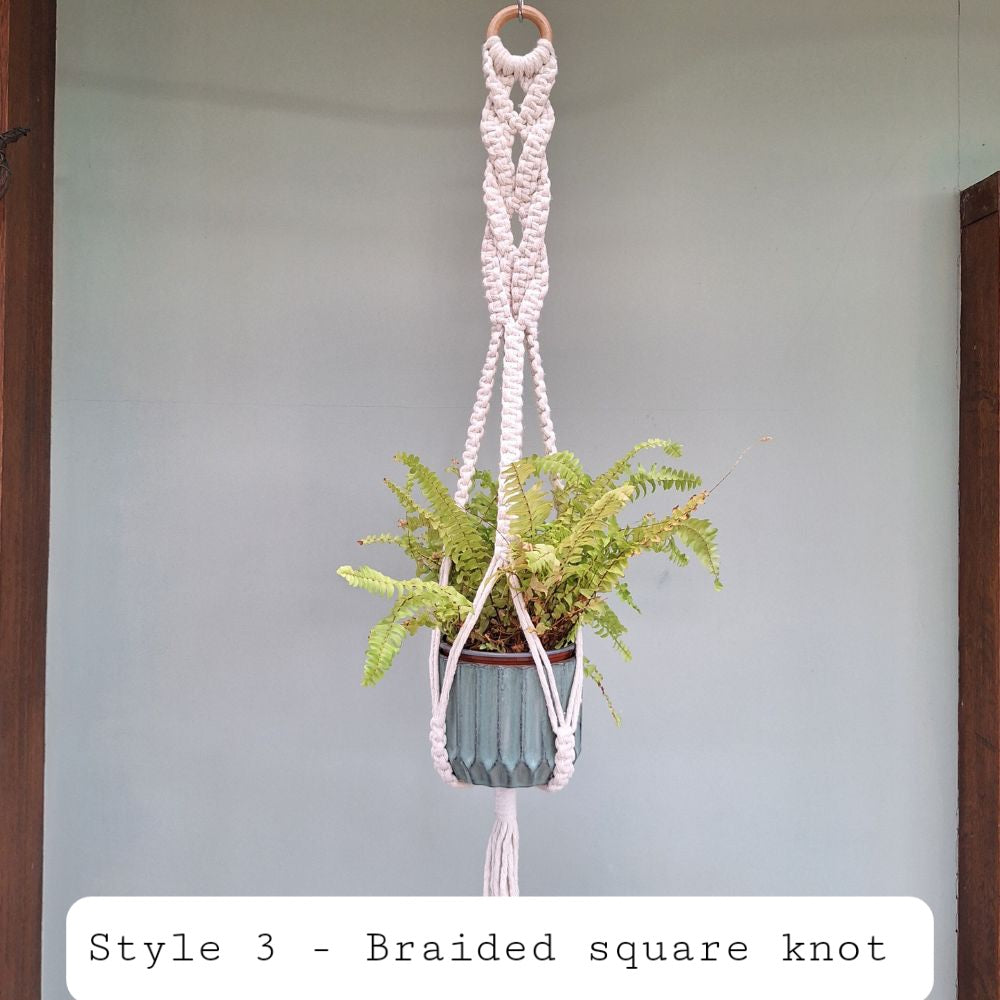 Boho Macrame Plant Hanger – Handmade Christmas Present