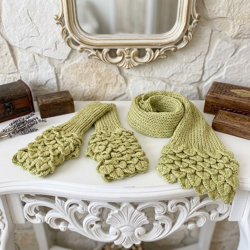 Handmade Merino Fingerless Gloves – Stylish Winter Accessory