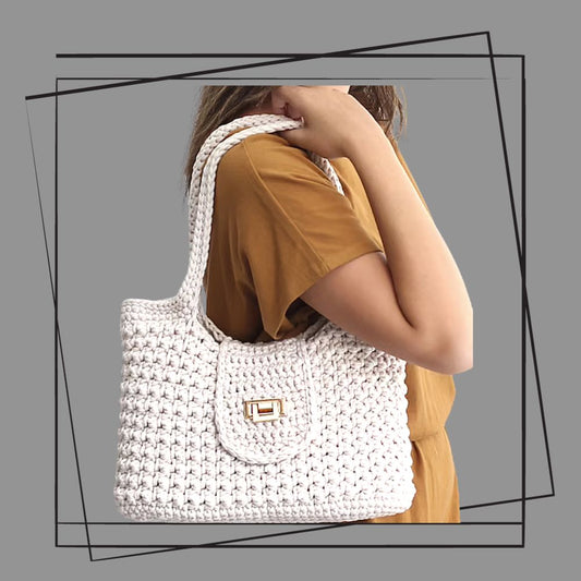 crochet shoulder bag