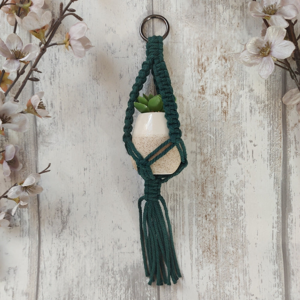 Mini Macrame Plant Holder – Christmas Gift