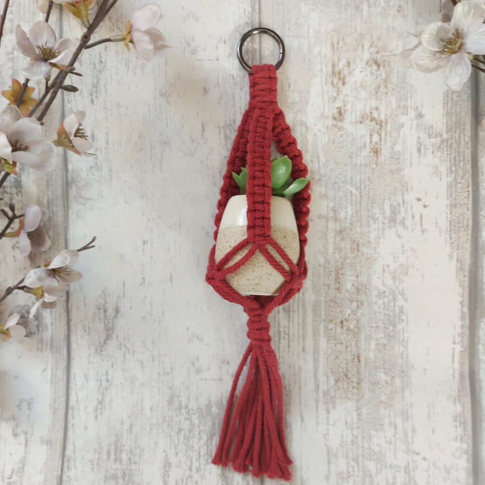 Mini Macrame Plant Holder – Christmas Gift