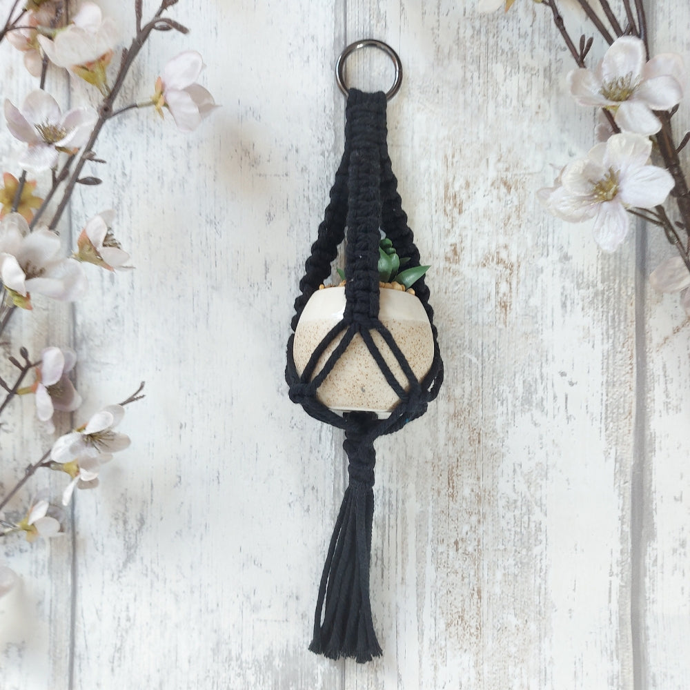 Mini Macrame Plant Holder – Christmas Gift