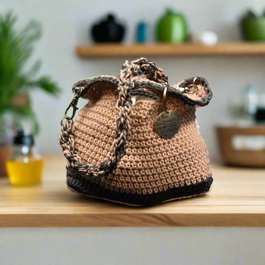 mini crochet bag