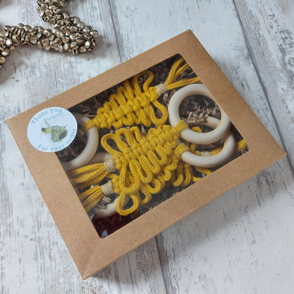 Macrame Christmas Tree Napkin Rings – Festive Table Decor