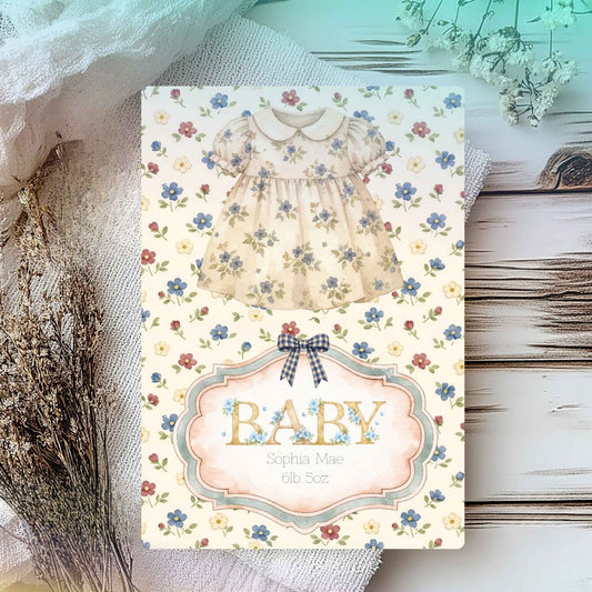 New Baby Girl Congratulations Card – Welcome The Little Princess