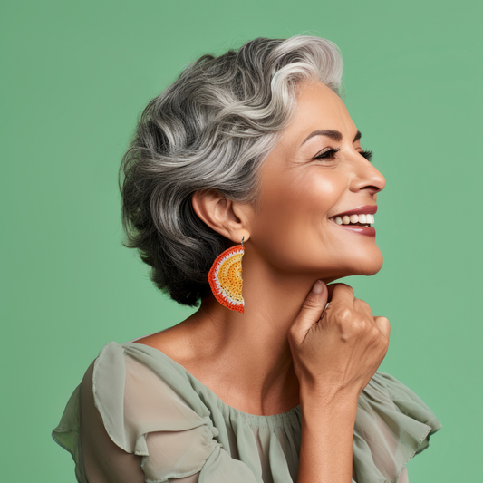 Fruit Earrings - Crochet Earrings