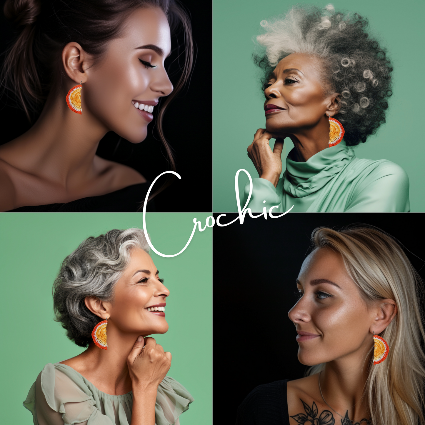 Fruit Earrings | Crochet Earrings