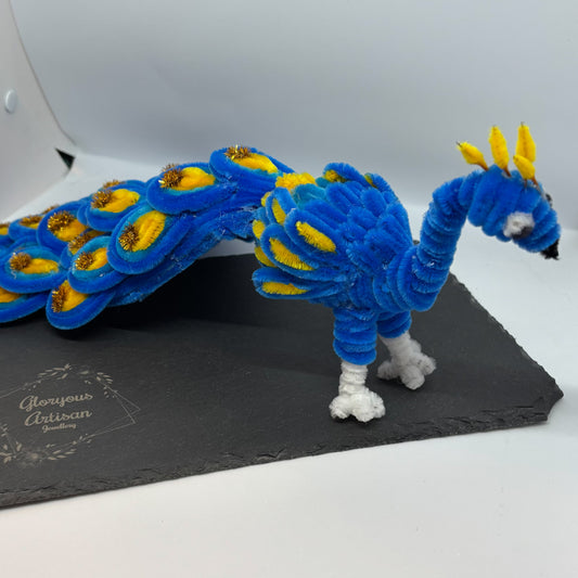 pipe cleaner peacock