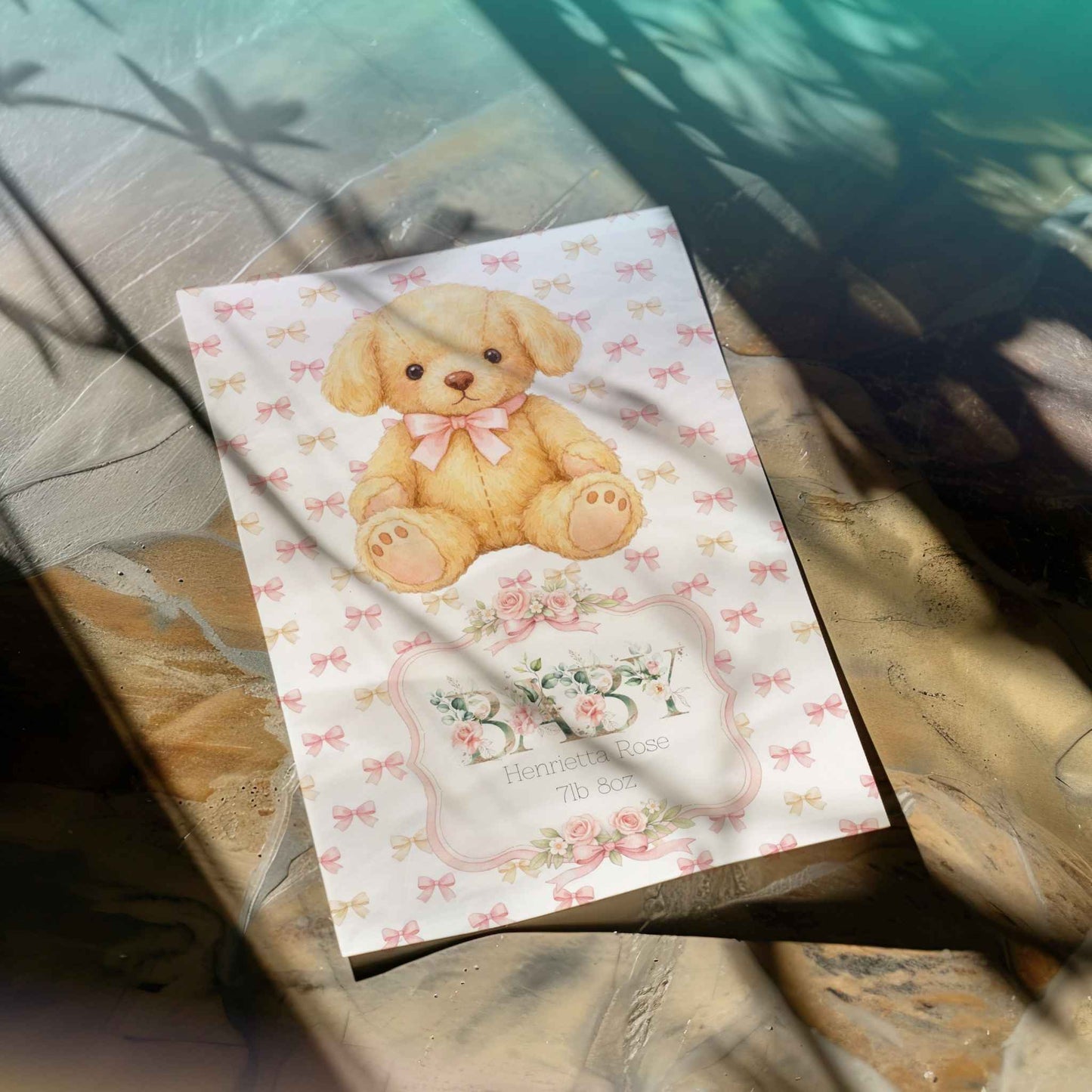 Personalised Birth Card – Celebrate New Arrivals with Custom Touch