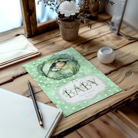 Little Sprout Newborn Baby Card - Celebrate Your New Arrival with Love