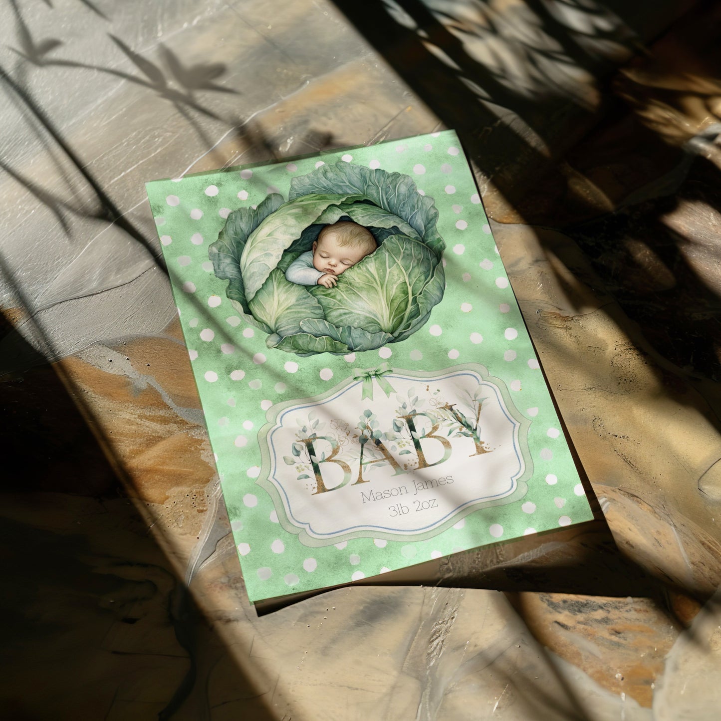 Little Sprout Newborn Baby Card - Celebrate Your New Arrival with Love