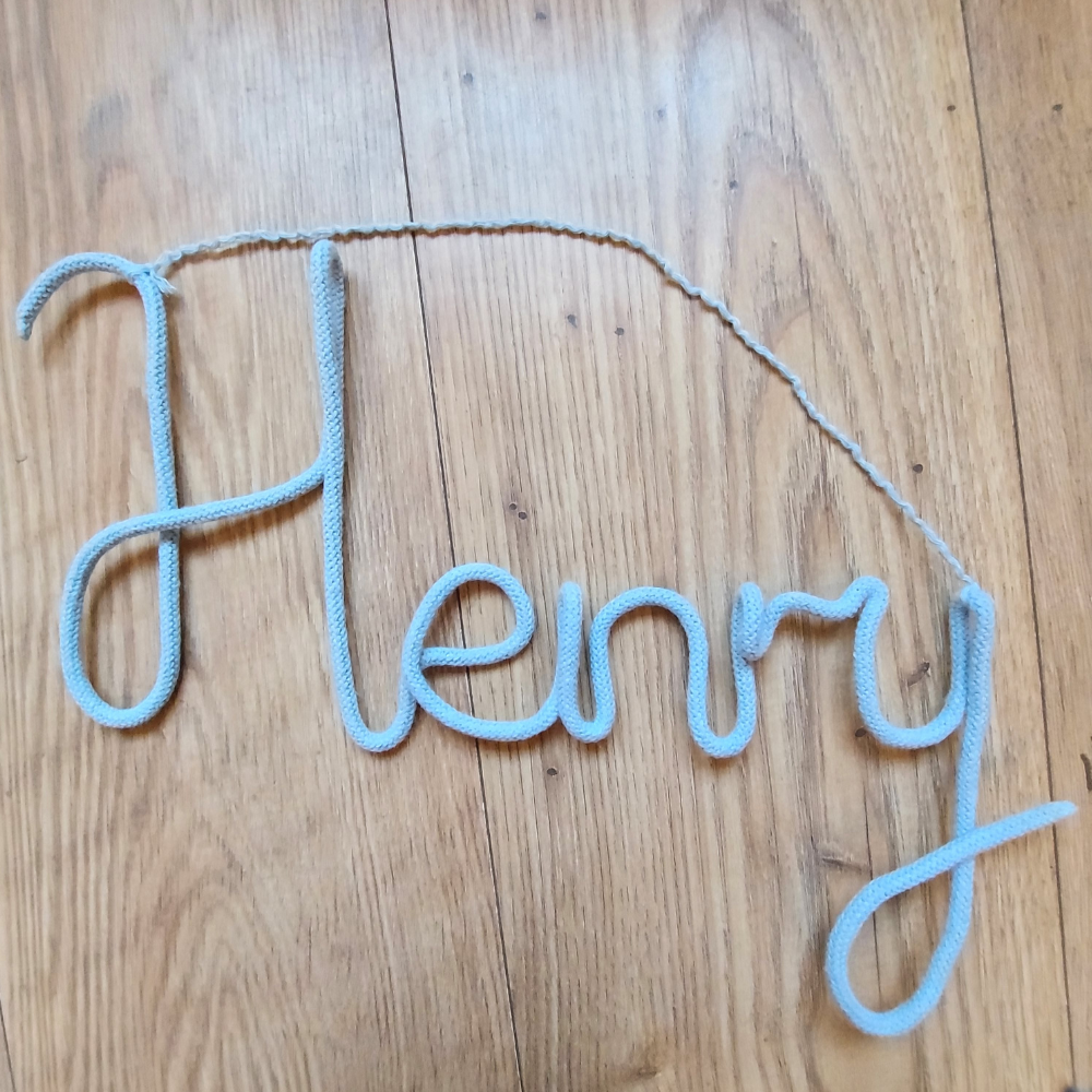 Custom Wire Name Signs – Handmade Personalised Wall Decor