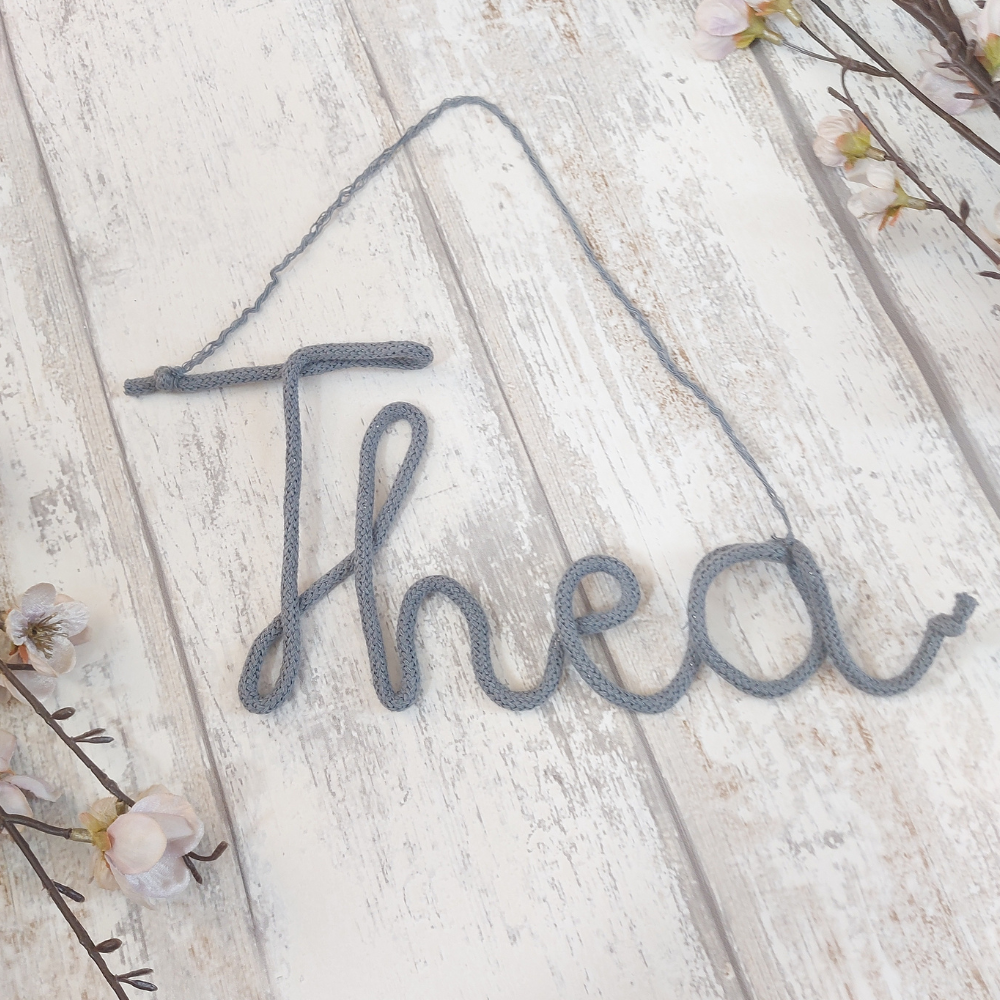 Custom Wire Name Signs – Handmade Personalised Wall Decor
