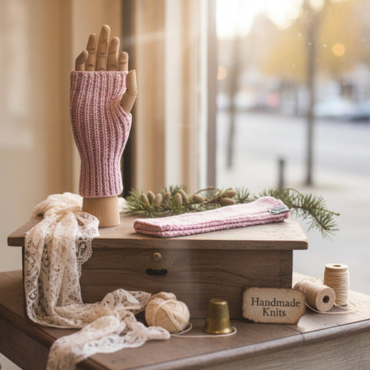 wool fingerless gloves
