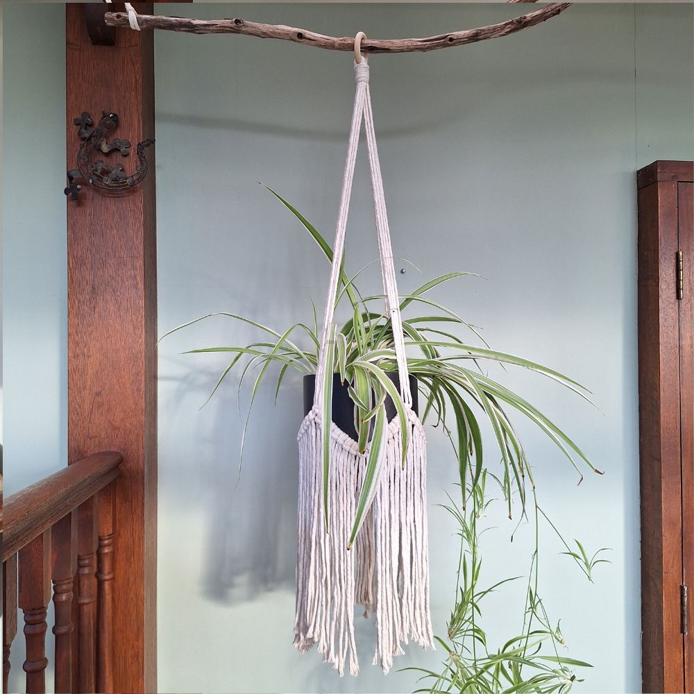 Handmade Macrame Plant Hanger – Christmas Gift for Her