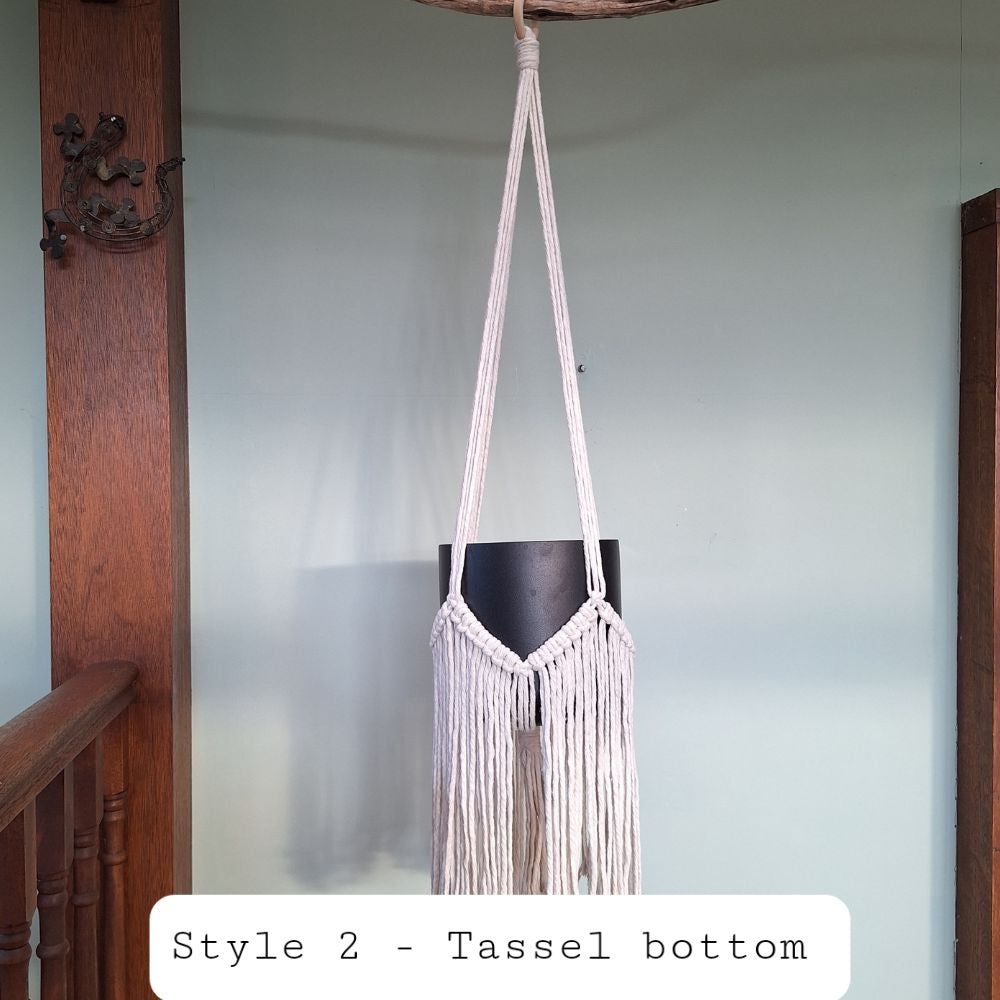 Handmade Macrame Plant Hanger – Christmas Gift for Her