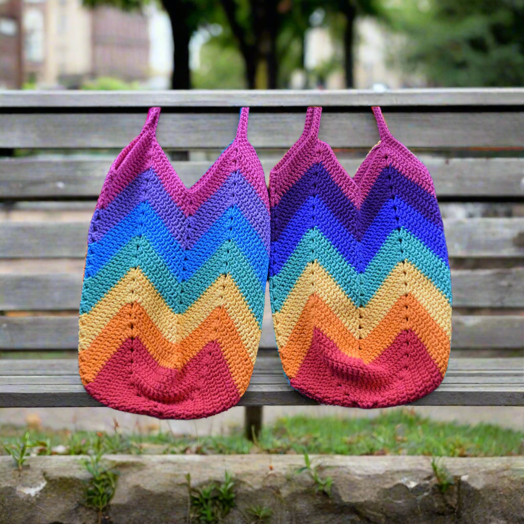 crochet handbag