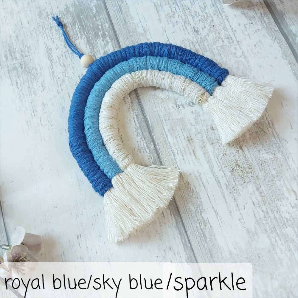 Macrame Rainbow Wall Hanging – Christmas Gift