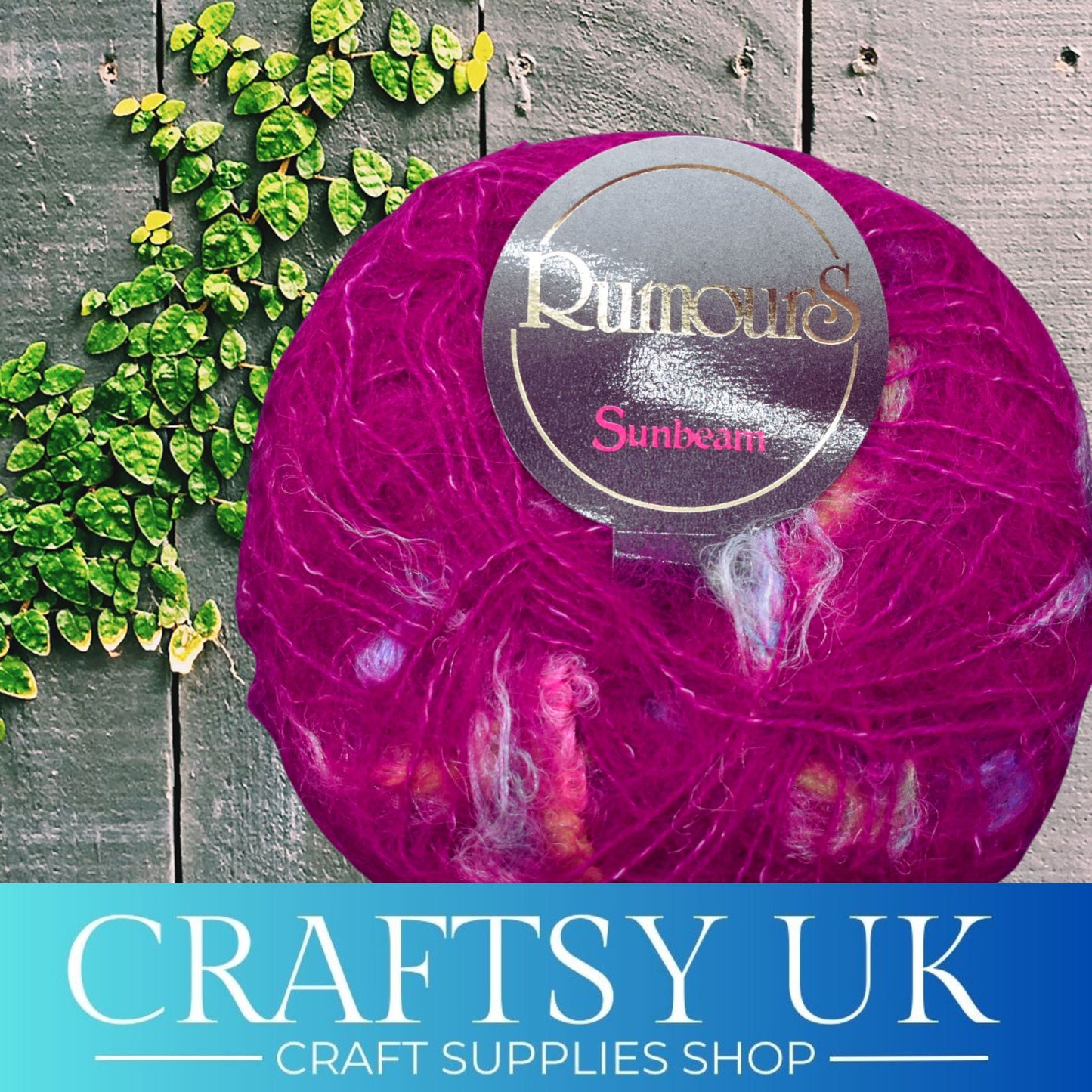 cerise mohair yarn