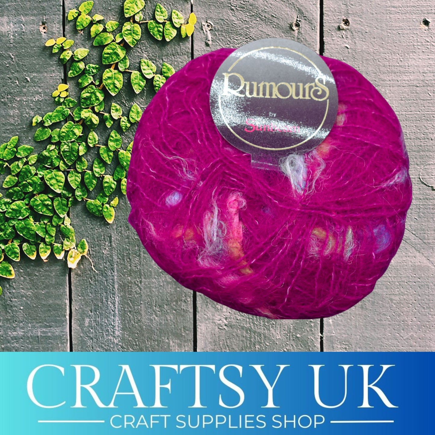 cerise mohair yarn