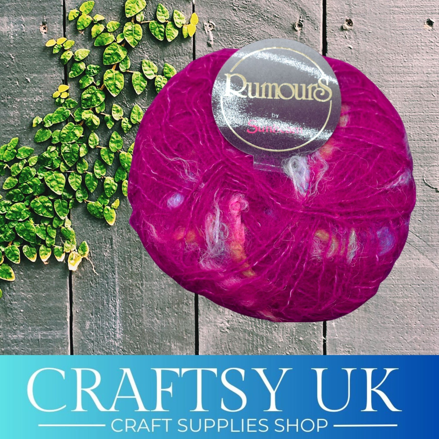 cerise mohair yarn