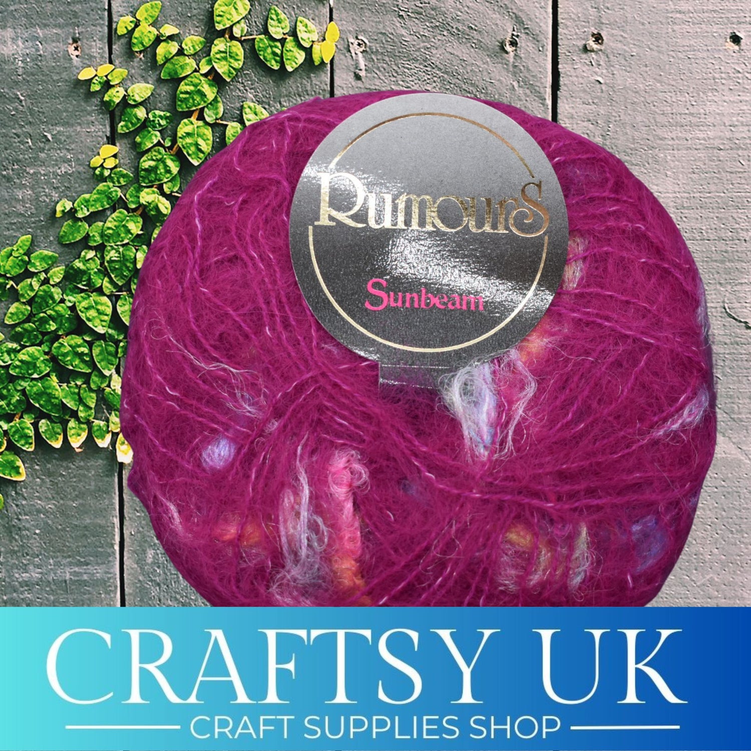 cerise mohair yarn