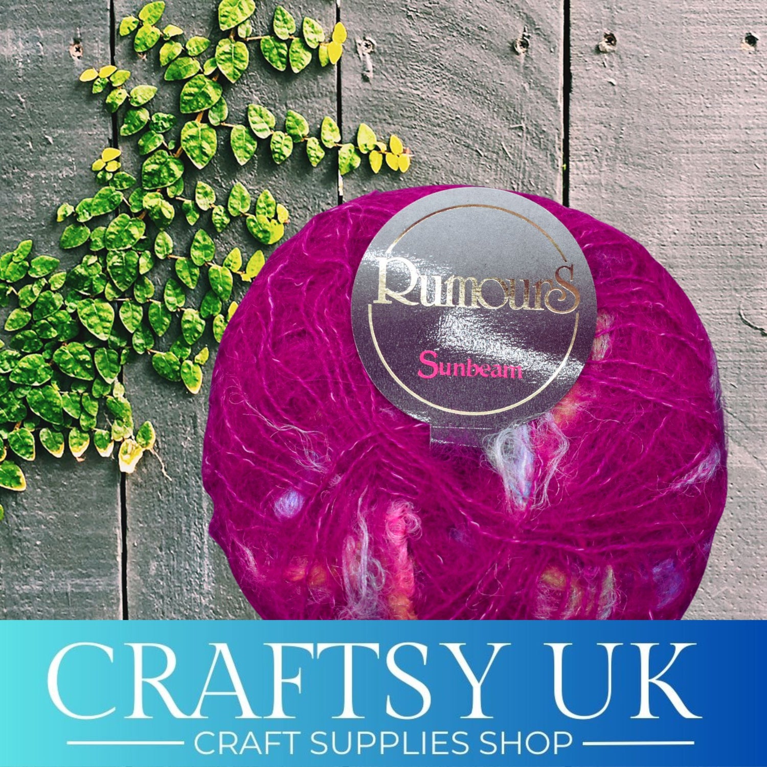 cerise mohair yarn
