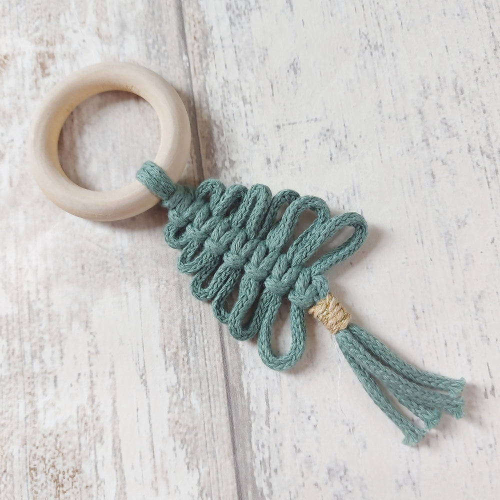 Macrame Christmas Tree Napkin Rings – Festive Table Decor