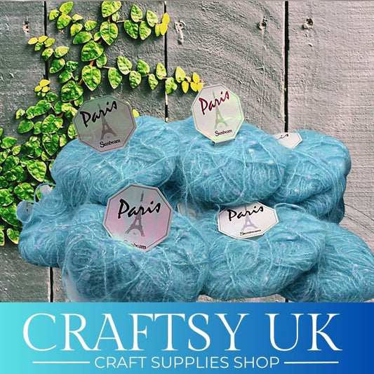 blue mohair yarn
