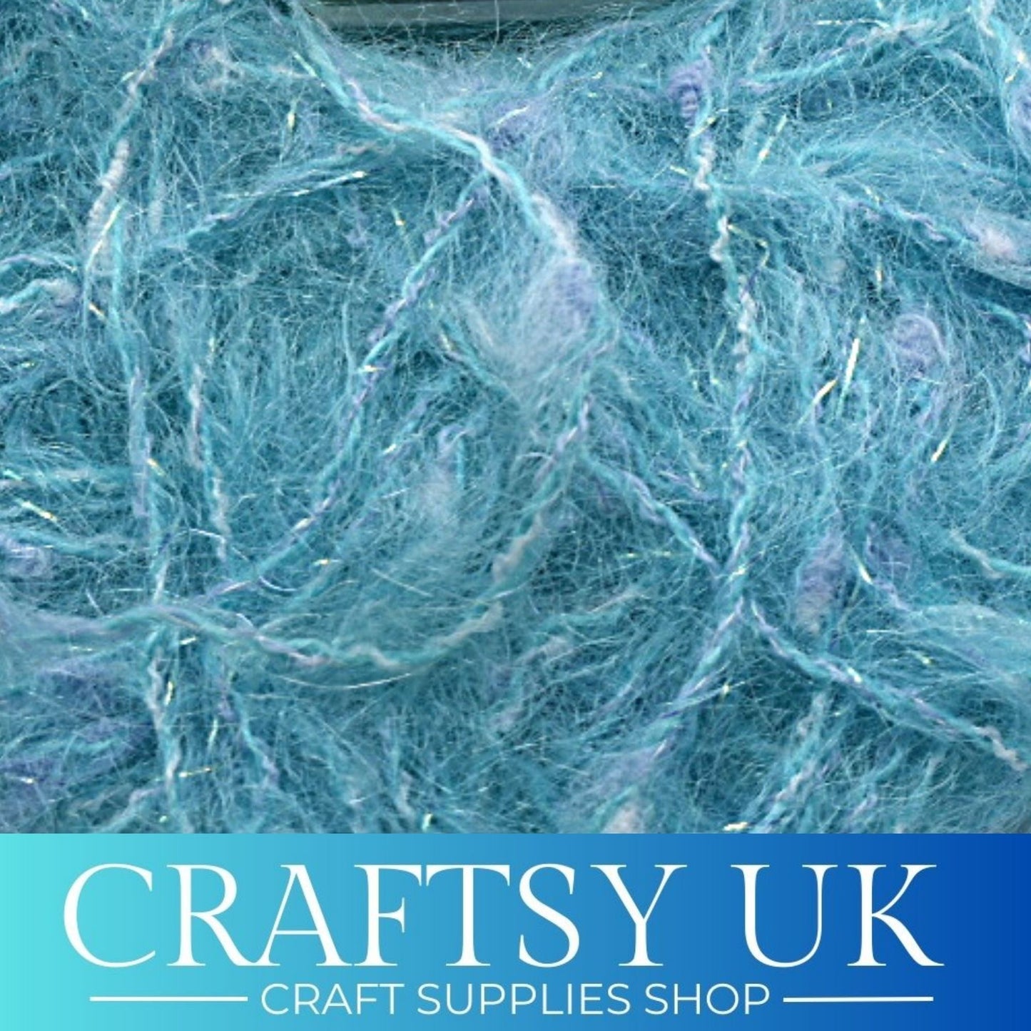 blue mohair yarn