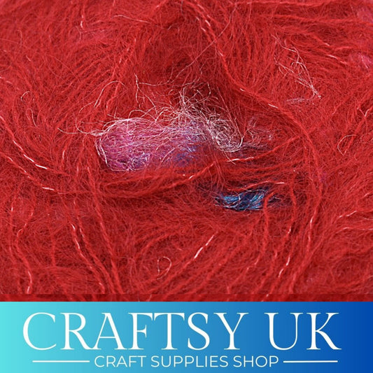 rumours red mohair yarn