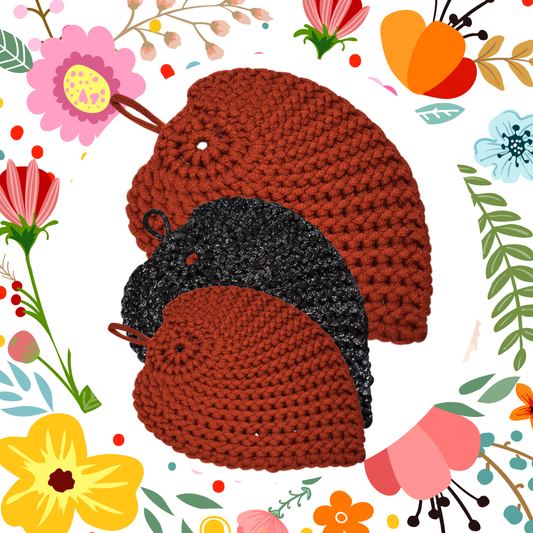 handmade stylish crochet coasters