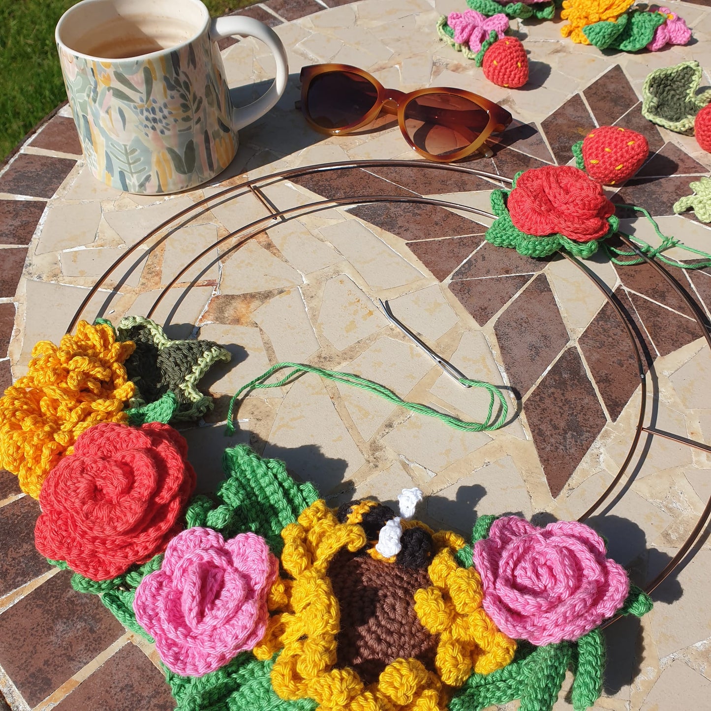 Crochet Wreath  | Summer House Design Ideas