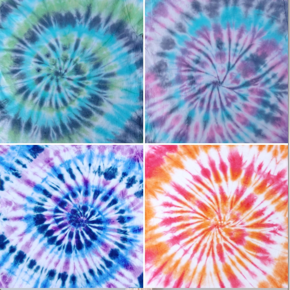 Women’s Tie Dye T-Shirts – Unique Colourful Festival Tops