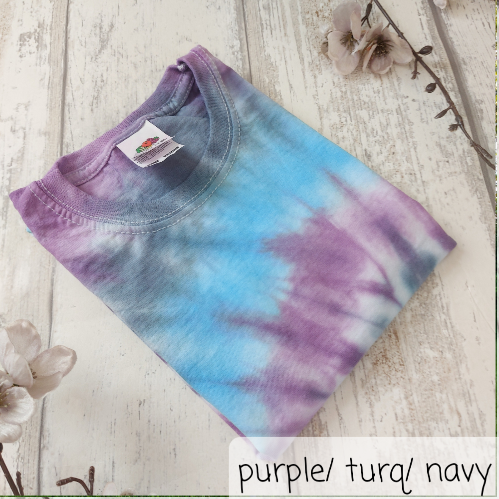 Women’s Tie Dye T-Shirts – Unique Colourful Festival Tops
