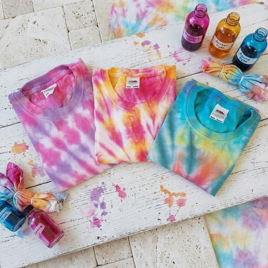 Women’s Tie Dye T-Shirts – Unique Colourful Festival Tops