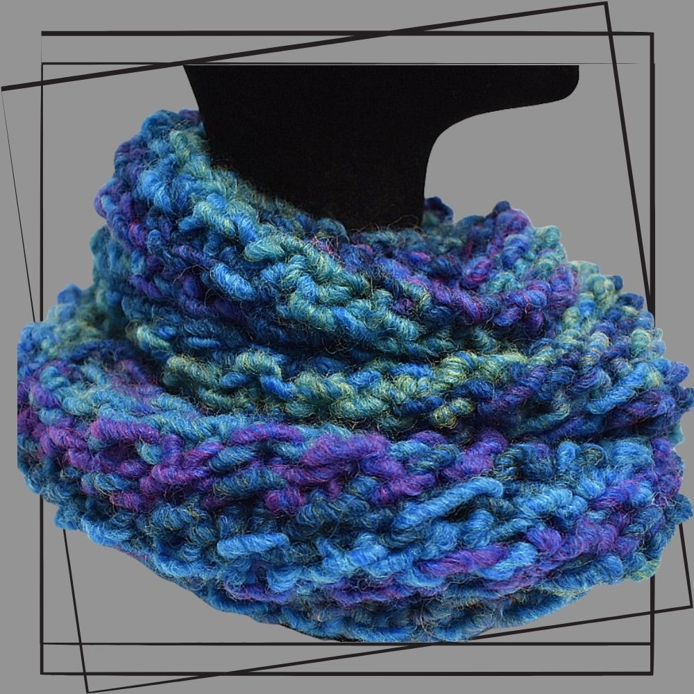 chunky knit scarf
