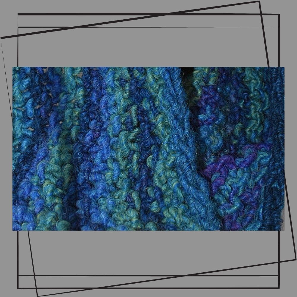 chunky knit scarf