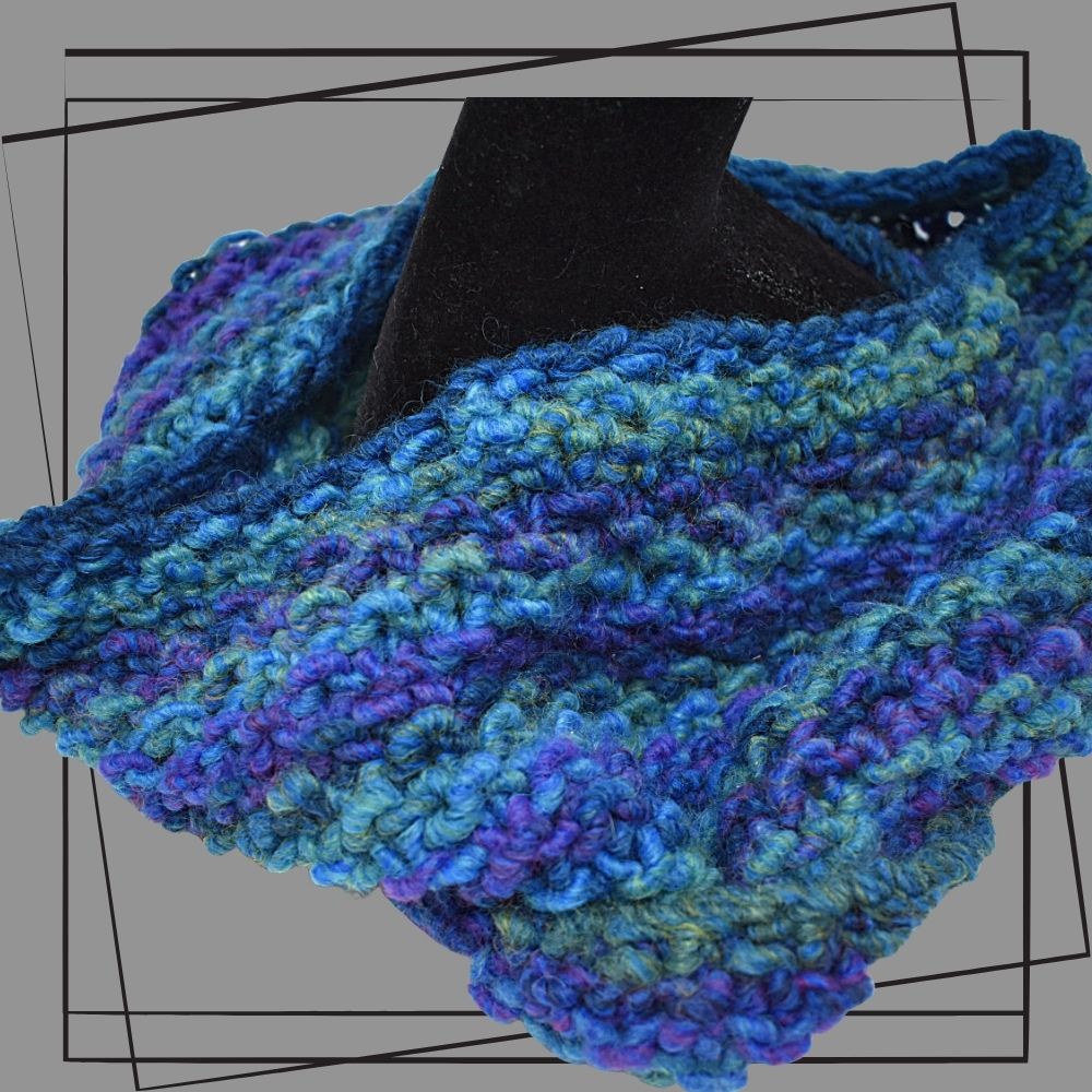 chunky knit scarf