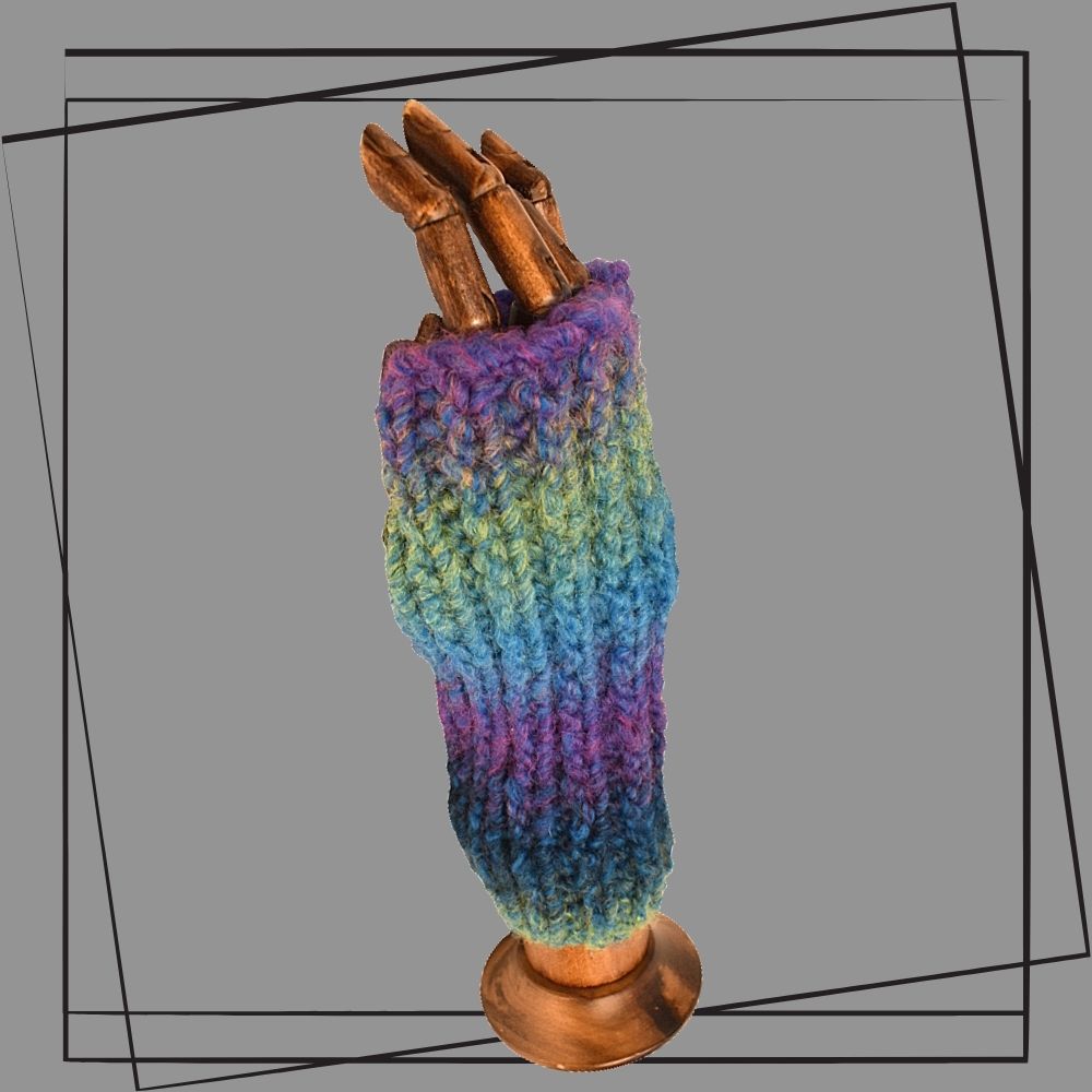 chunky knit scarf