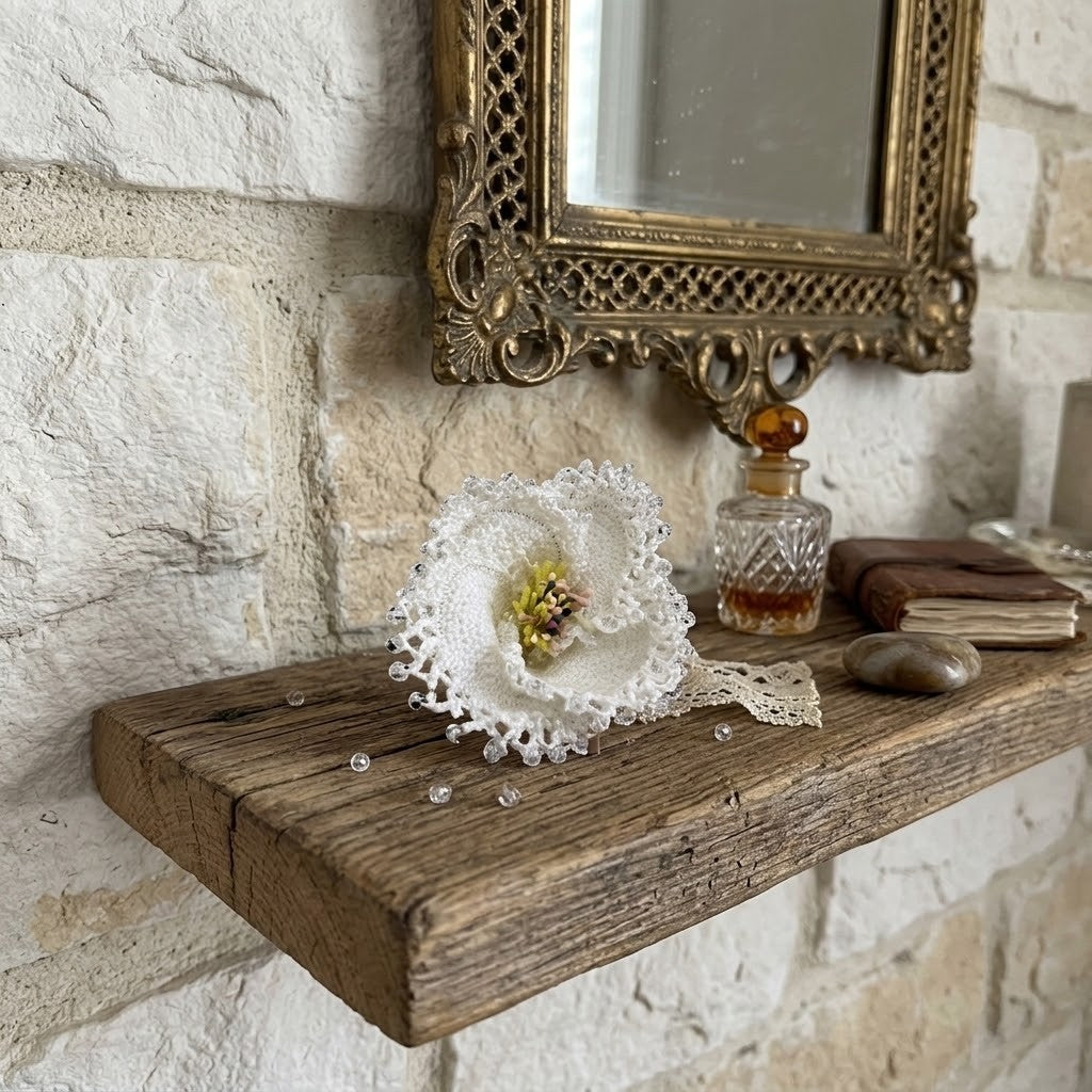 Pretty Handmade Posy Brooch – Crochet Christmas Gift