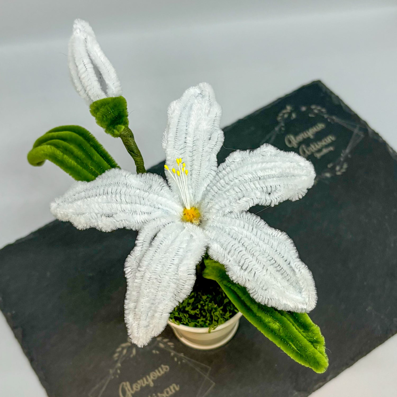white lily cleaner Pipe Cleaner Lily