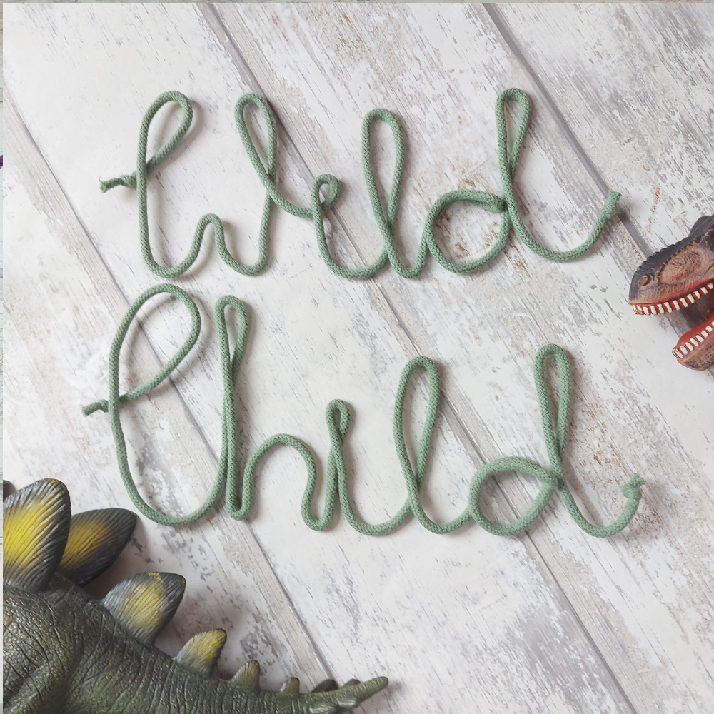 Custom Wire Words – Handmade Personalised Wall Decor